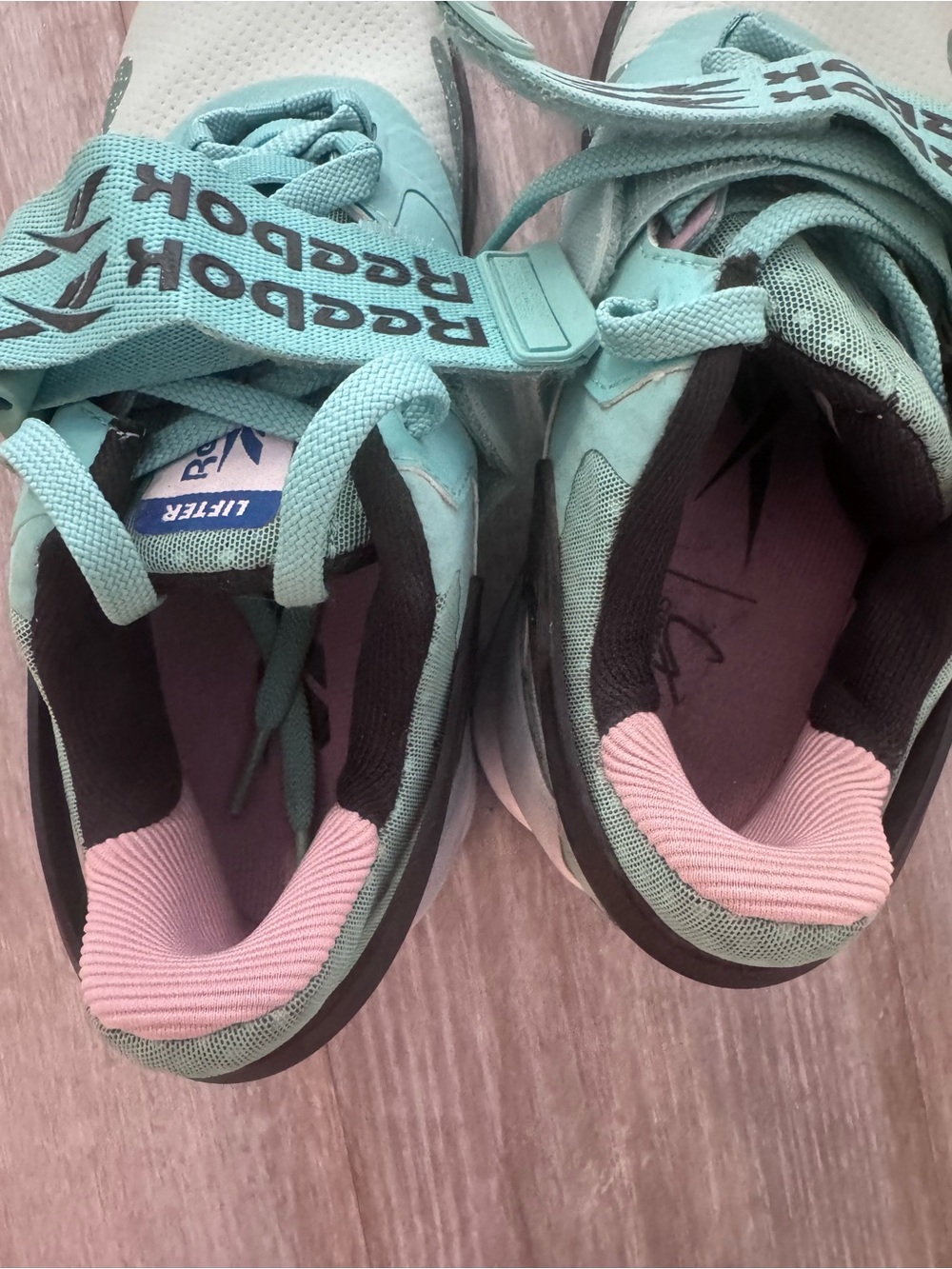 Reebok Aqua Teal Legacy Lifter View 5